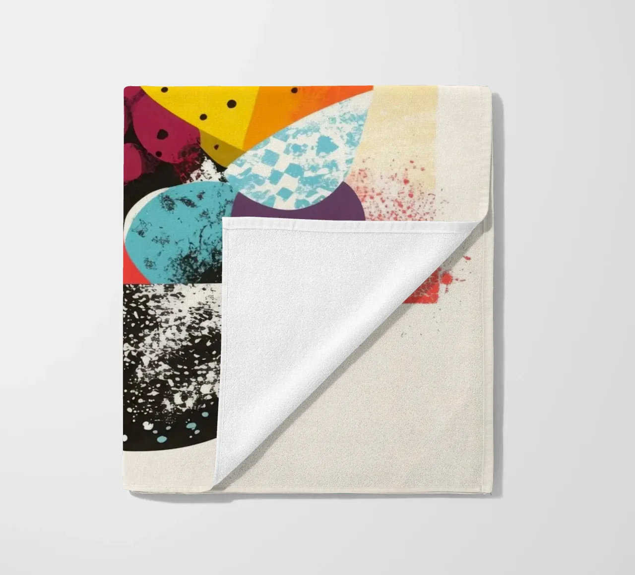 Cestino di frutta - Un turbinio di colori telo mare da Pop and Fruits - Affiches & posters