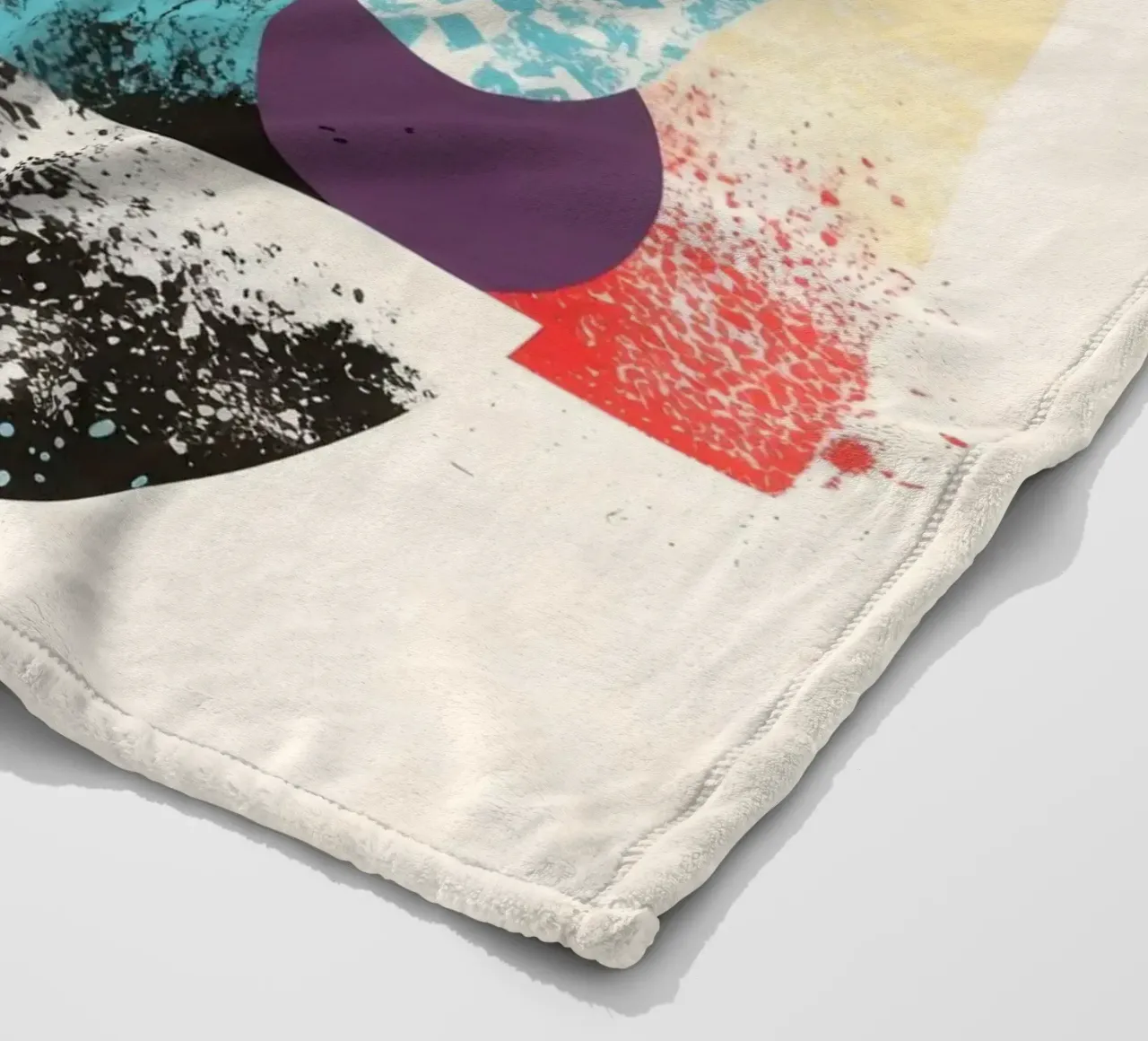 Cestino di frutta - Un turbinio di colori coperta in pile da Pop and Fruits - Affiches & posters