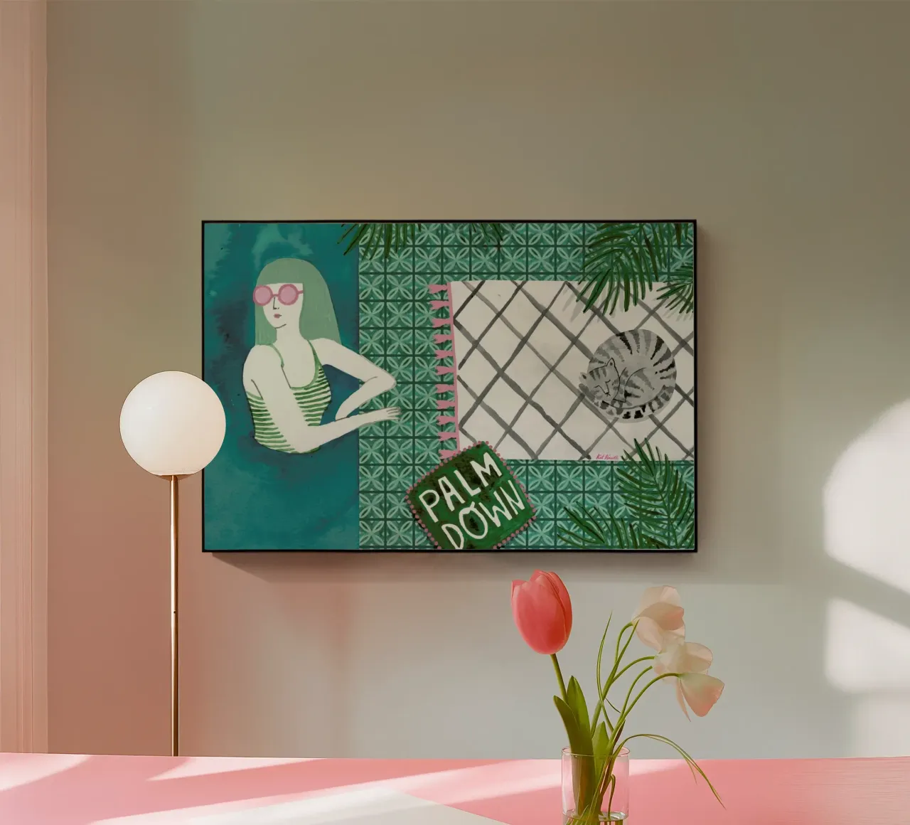 Pool Party Acryl-Glas von typealive