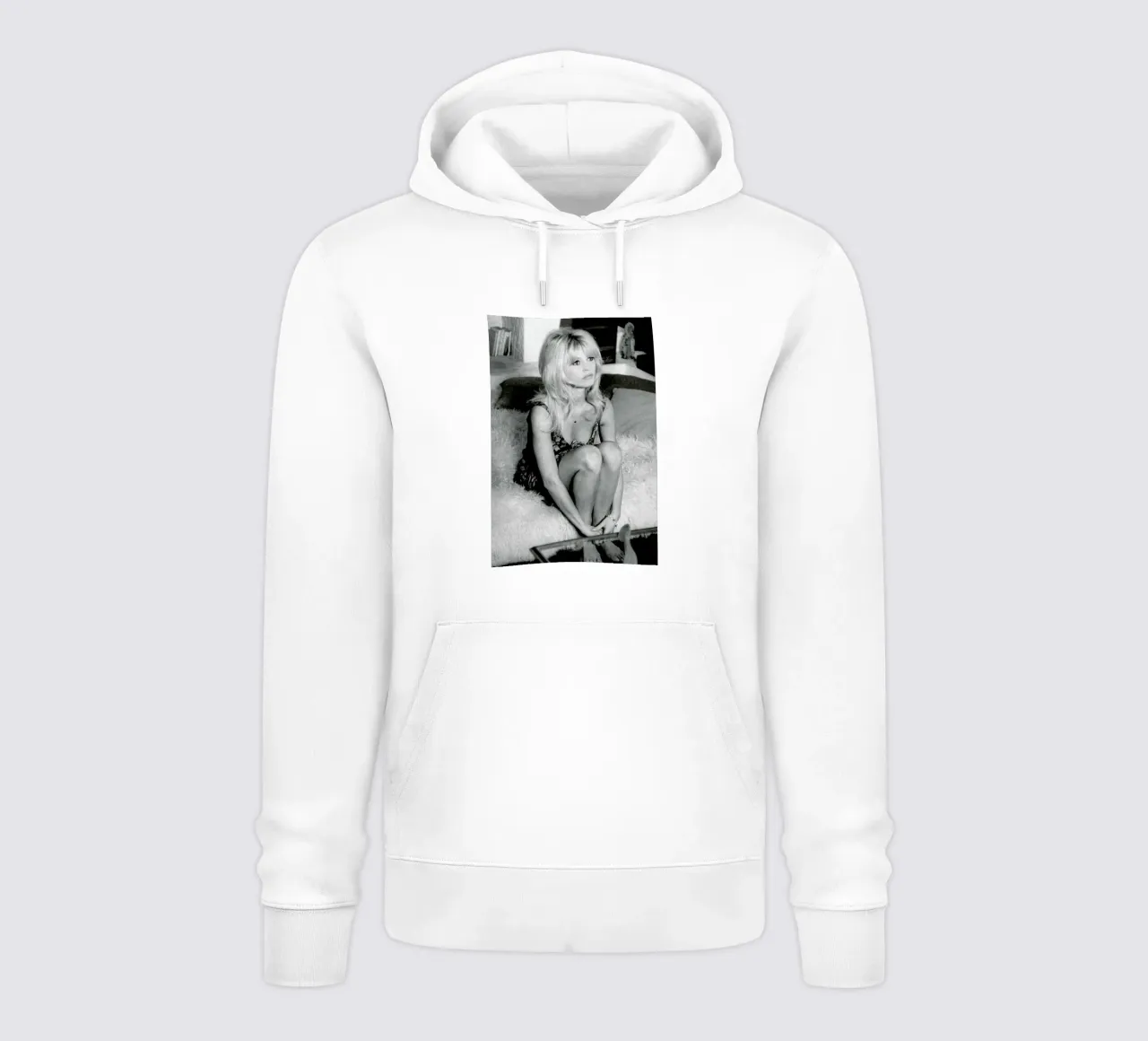 Brigitte Bardot, 'Dear Brigitte' felpa con cappuccio da Gallery Print and Art Limited