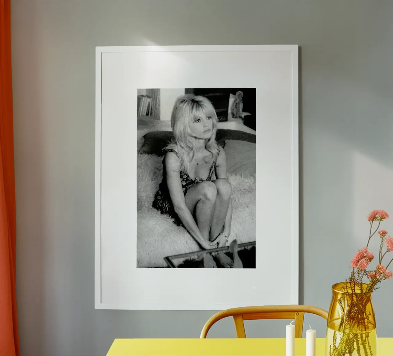 Brigitte Bardot, 'Dear Brigitte' poster con telaio in legno da Gallery Print and Art Limited