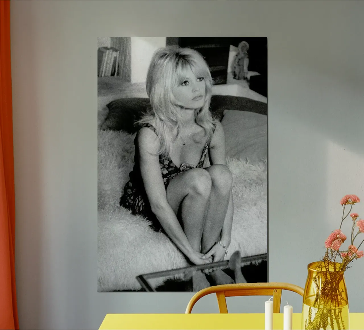 Brigitte Bardot, 'Dear Brigitte' poster con telaio in legno da Gallery Print and Art Limited