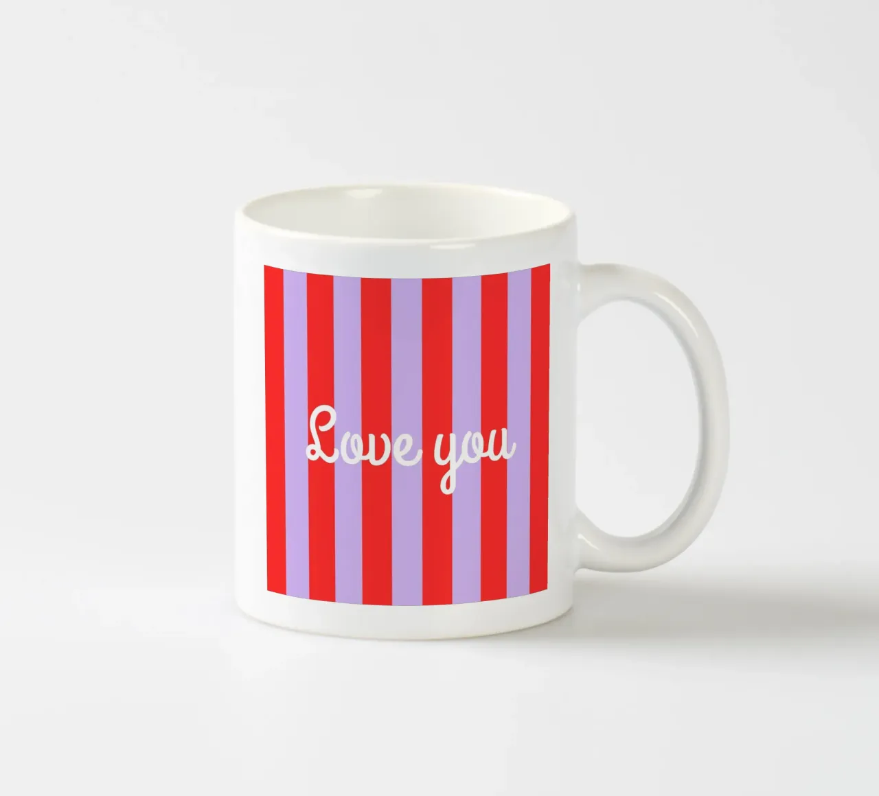 Streifen mit Name mug en céramique de Ohkimiko