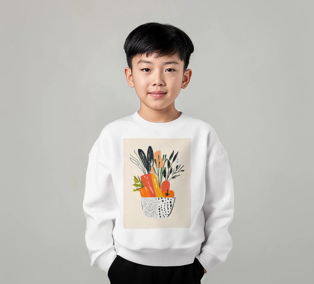 Un'esplosione di colore fresco felpa bambino da Pop and Fruits - Affiches & posters