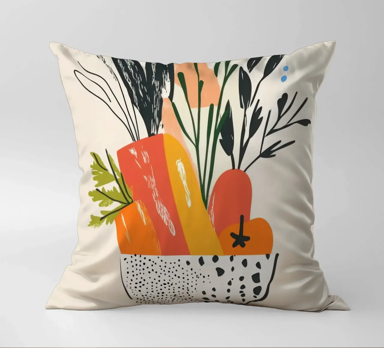 Un'esplosione di colore fresco cuscino da Pop and Fruits - Affiches & posters