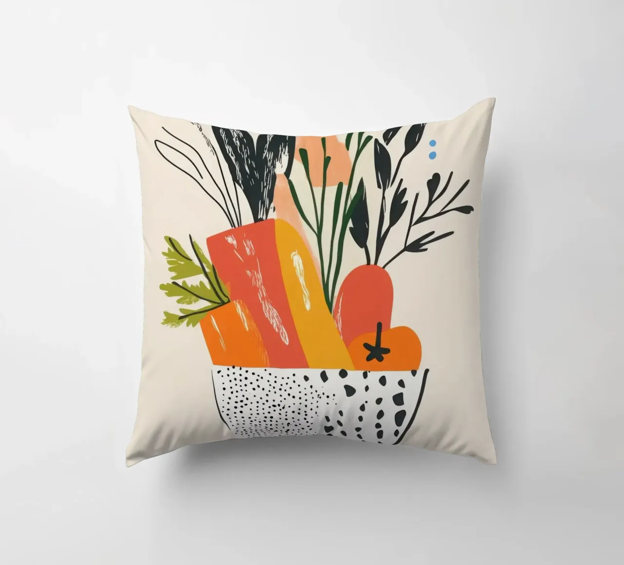 Un'esplosione di colore fresco cuscino da Pop and Fruits - Affiches & posters