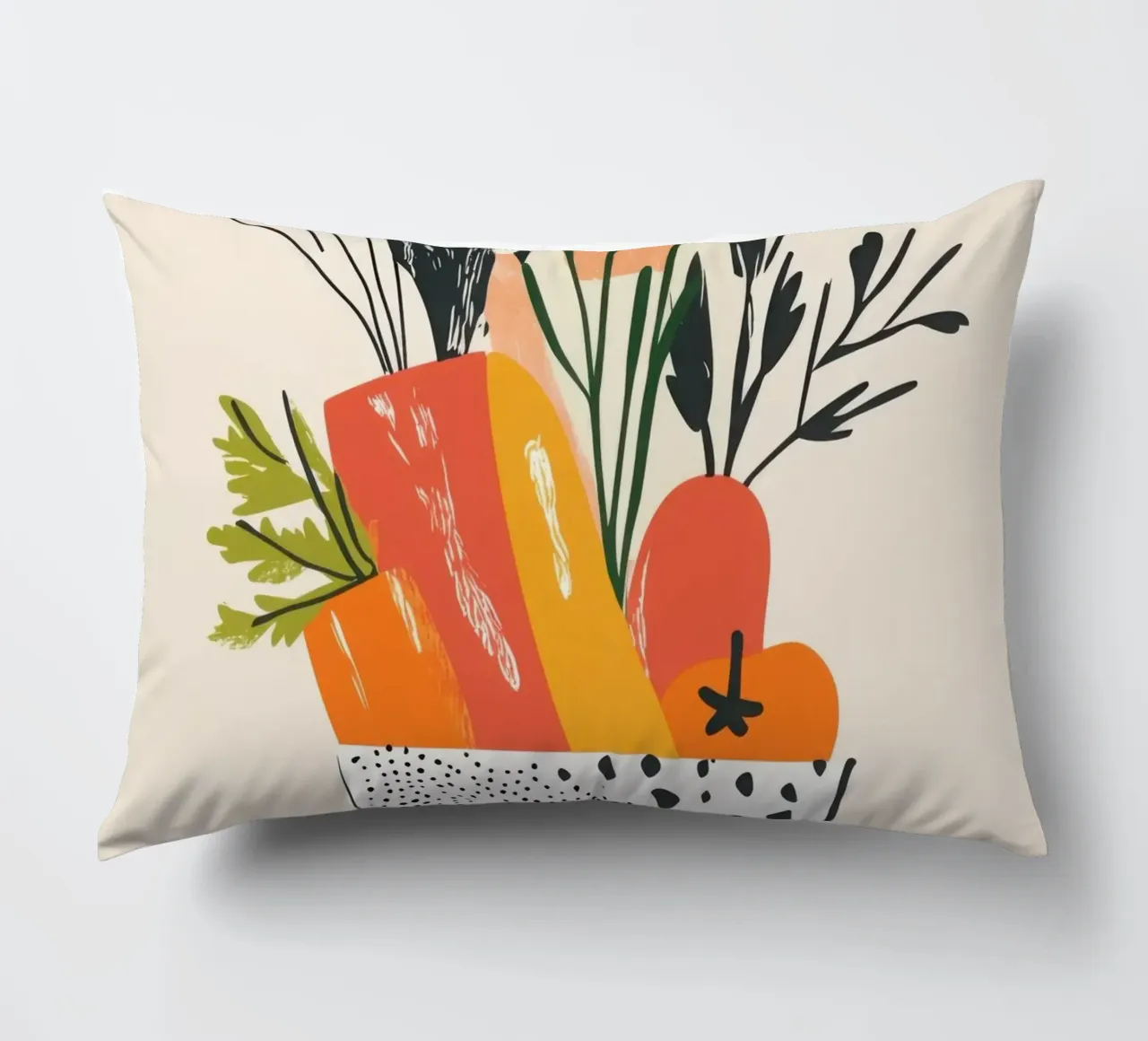 Un'esplosione di colore fresco cuscino da Pop and Fruits - Affiches & posters