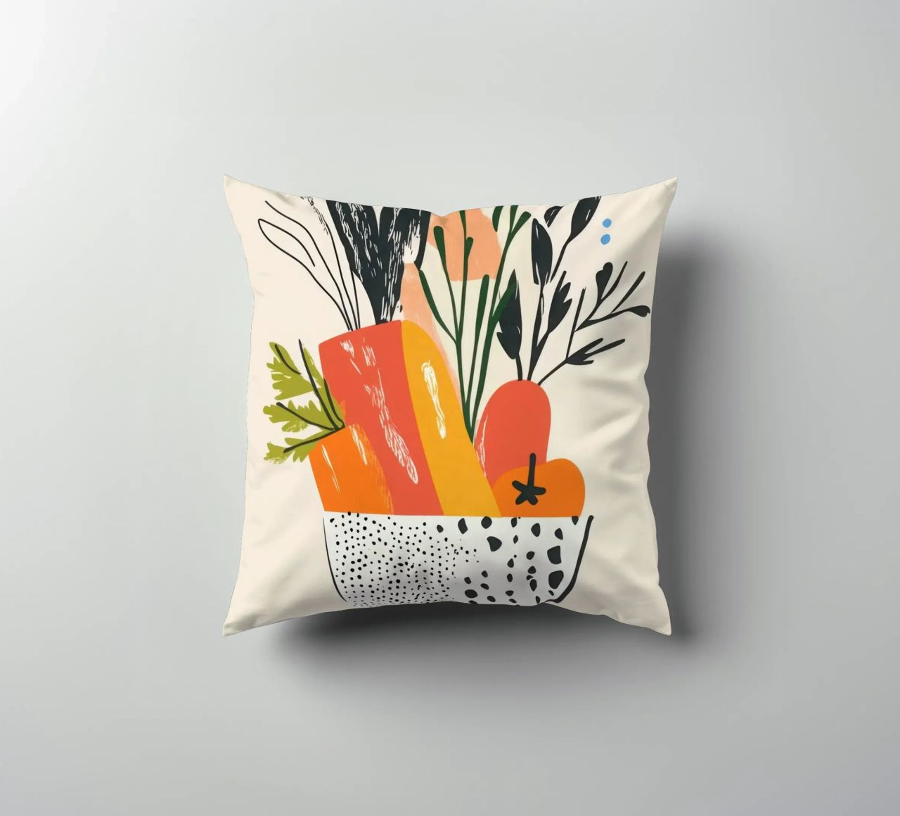 Un'esplosione di colore fresco cuscino da Pop and Fruits - Affiches & posters