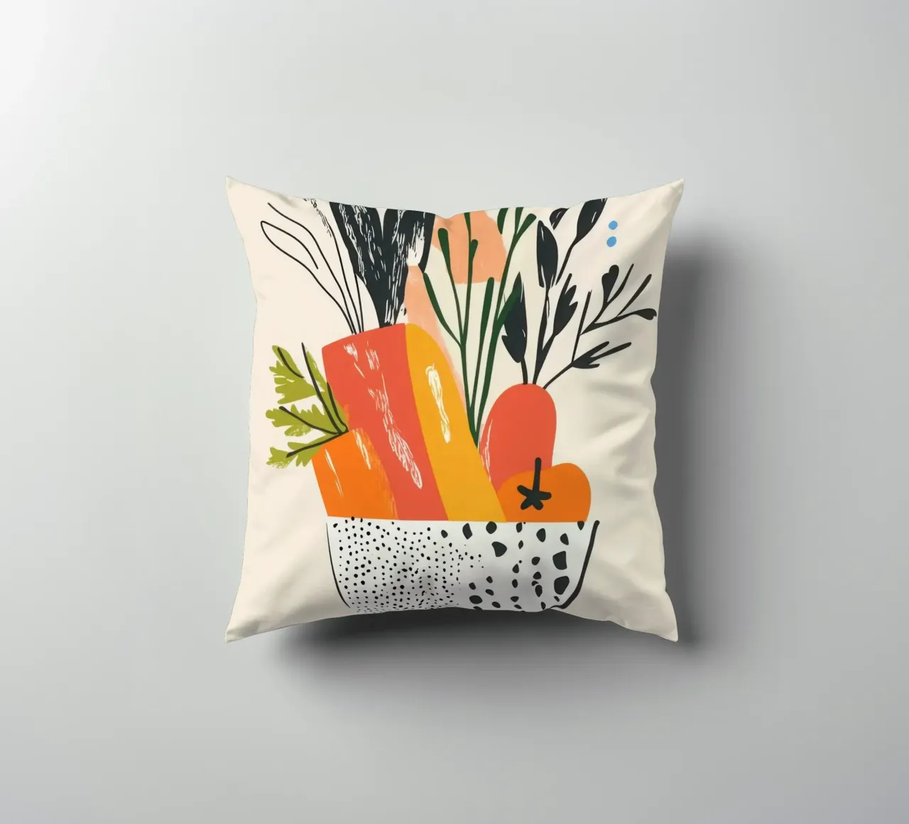 Un'esplosione di colore fresco cuscino da Pop and Fruits - Affiches & posters