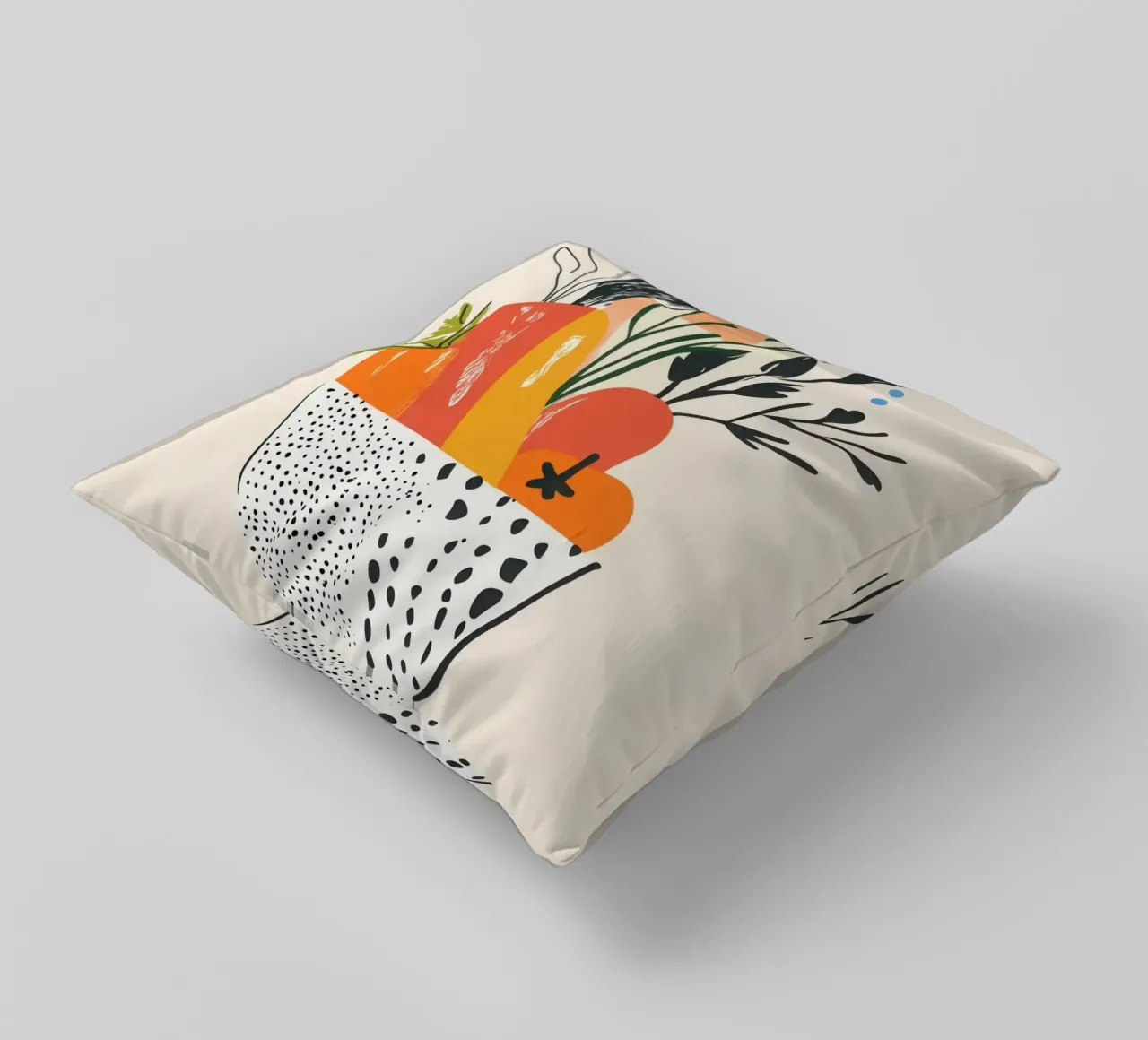 Un'esplosione di colore fresco cuscino da Pop and Fruits - Affiches & posters