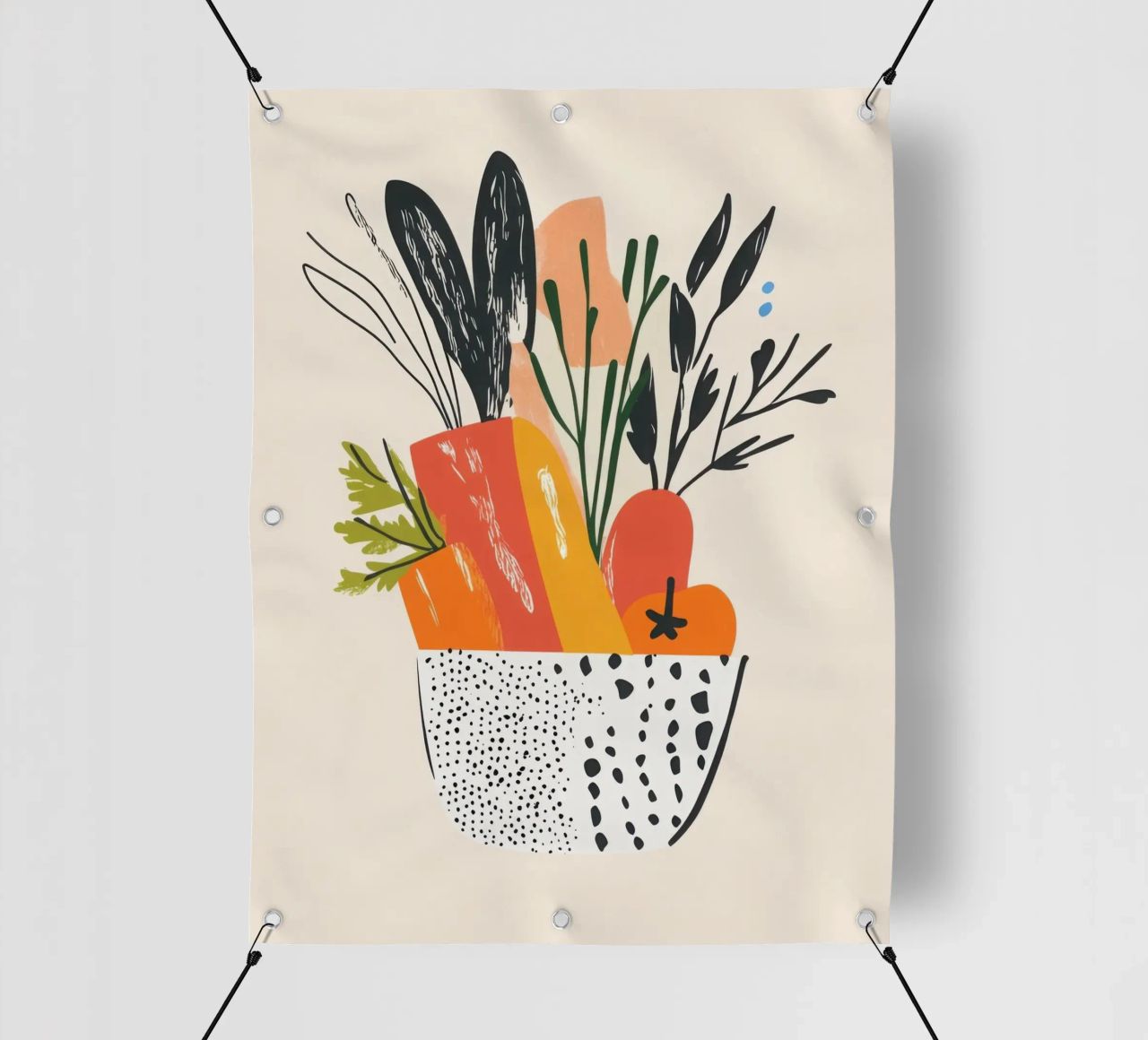 Un'esplosione di colore fresco telo in pvc da Pop and Fruits - Affiches & posters