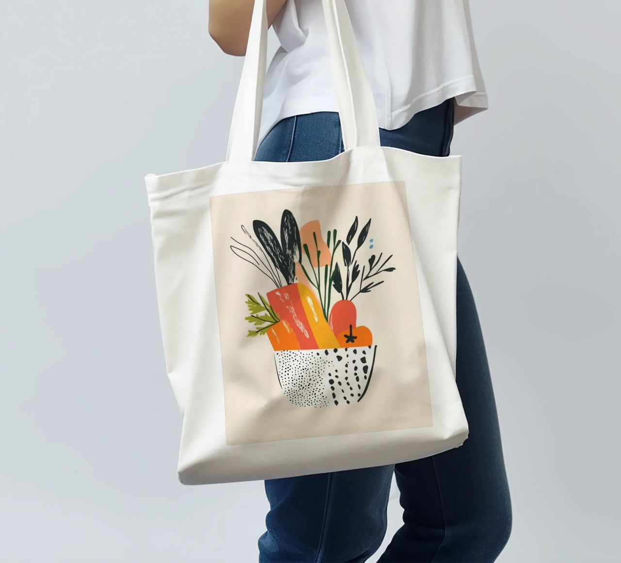 Un'esplosione di colore fresco borsa in juta da Pop and Fruits - Affiches & posters