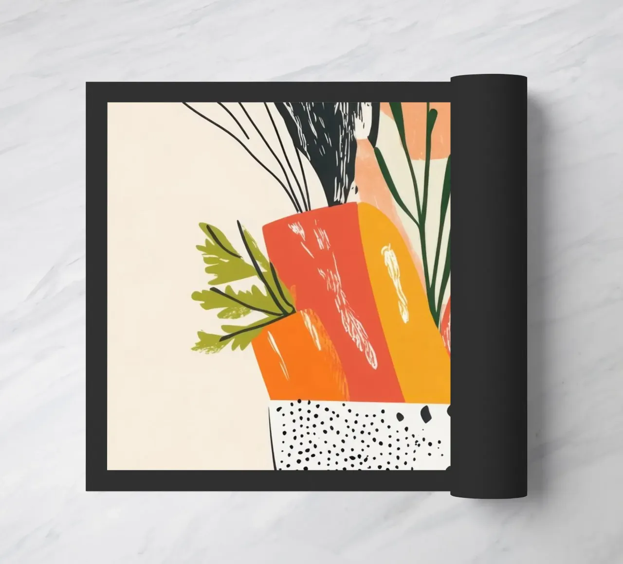 Un'esplosione di colore fresco zerbino da Pop and Fruits - Affiches & posters