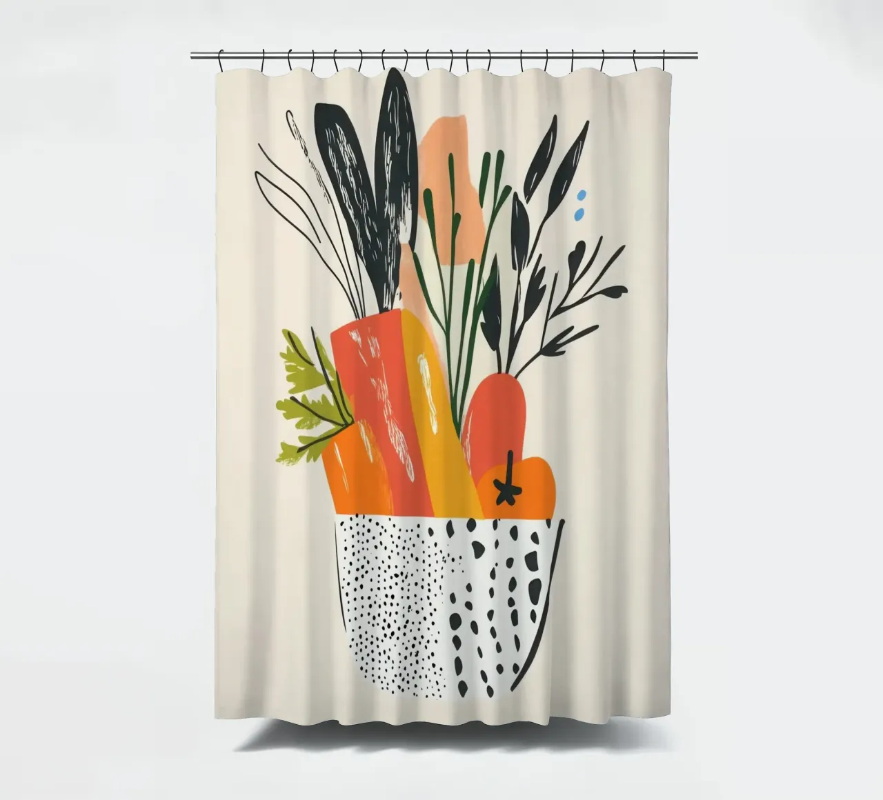 Un'esplosione di colore fresco tenda da doccia da Pop and Fruits - Affiches & posters