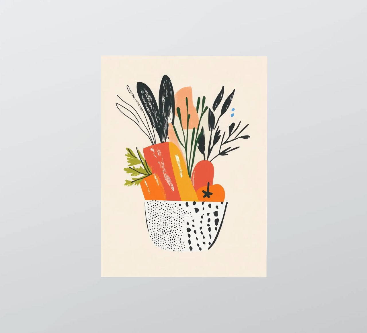 Un'esplosione di colore fresco adesivo da Pop and Fruits - Affiches & posters
