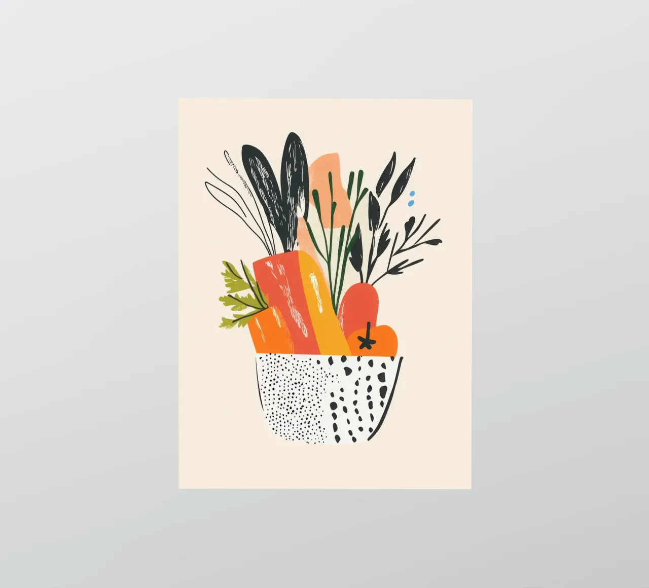 Un'esplosione di colore fresco adesivo da Pop and Fruits - Affiches & posters