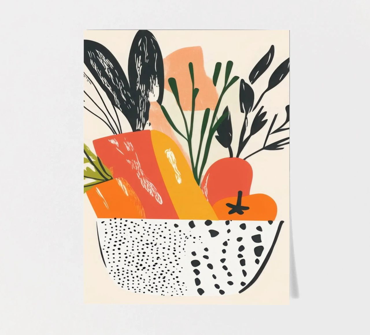 Un'esplosione di colore fresco foglio adesivo da Pop and Fruits - Affiches & posters