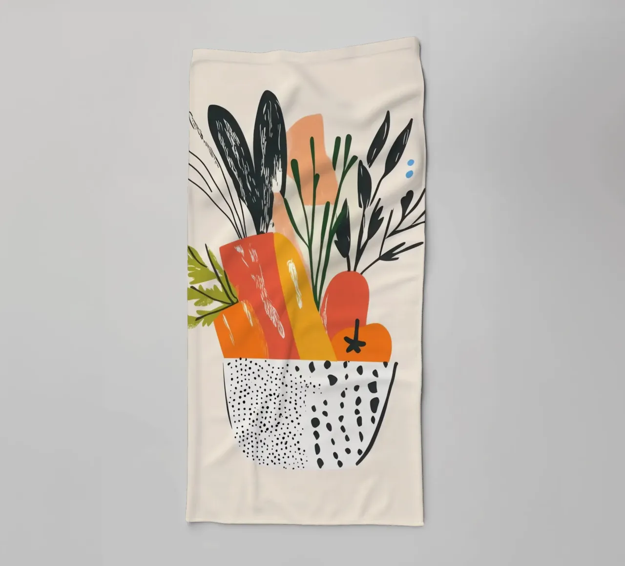 Un'esplosione di colore fresco asciugamano da bagno da Pop and Fruits - Affiches & posters