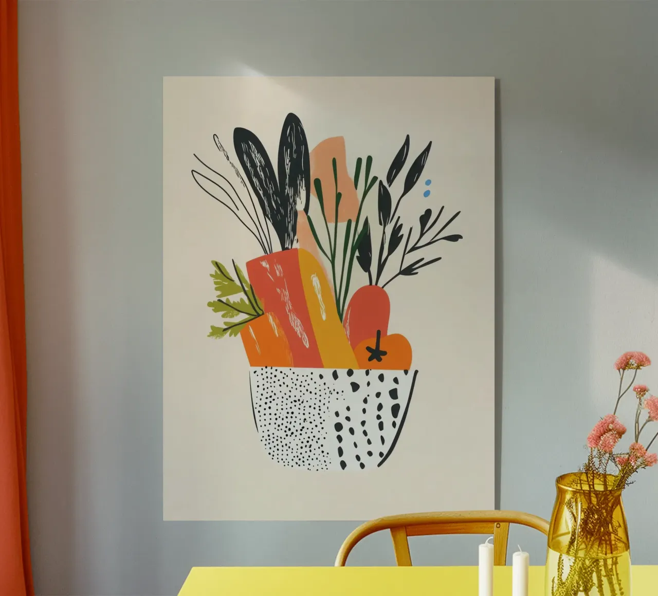 Un'esplosione di colore fresco plexiglass da Pop and Fruits - Affiches & posters