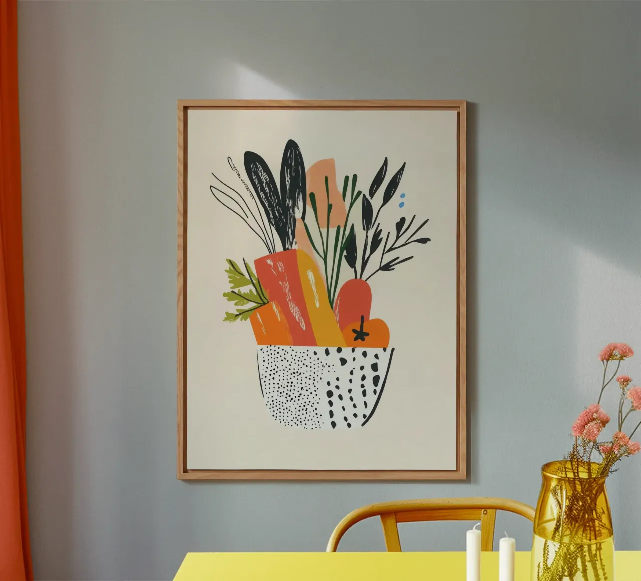 Un'esplosione di colore fresco alluminio dibond da Pop and Fruits - Affiches & posters