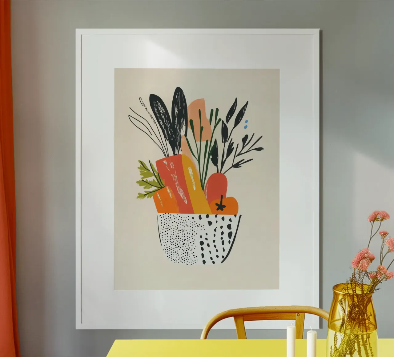 Un'esplosione di colore fresco carta hahnemühle da Pop and Fruits - Affiches & posters