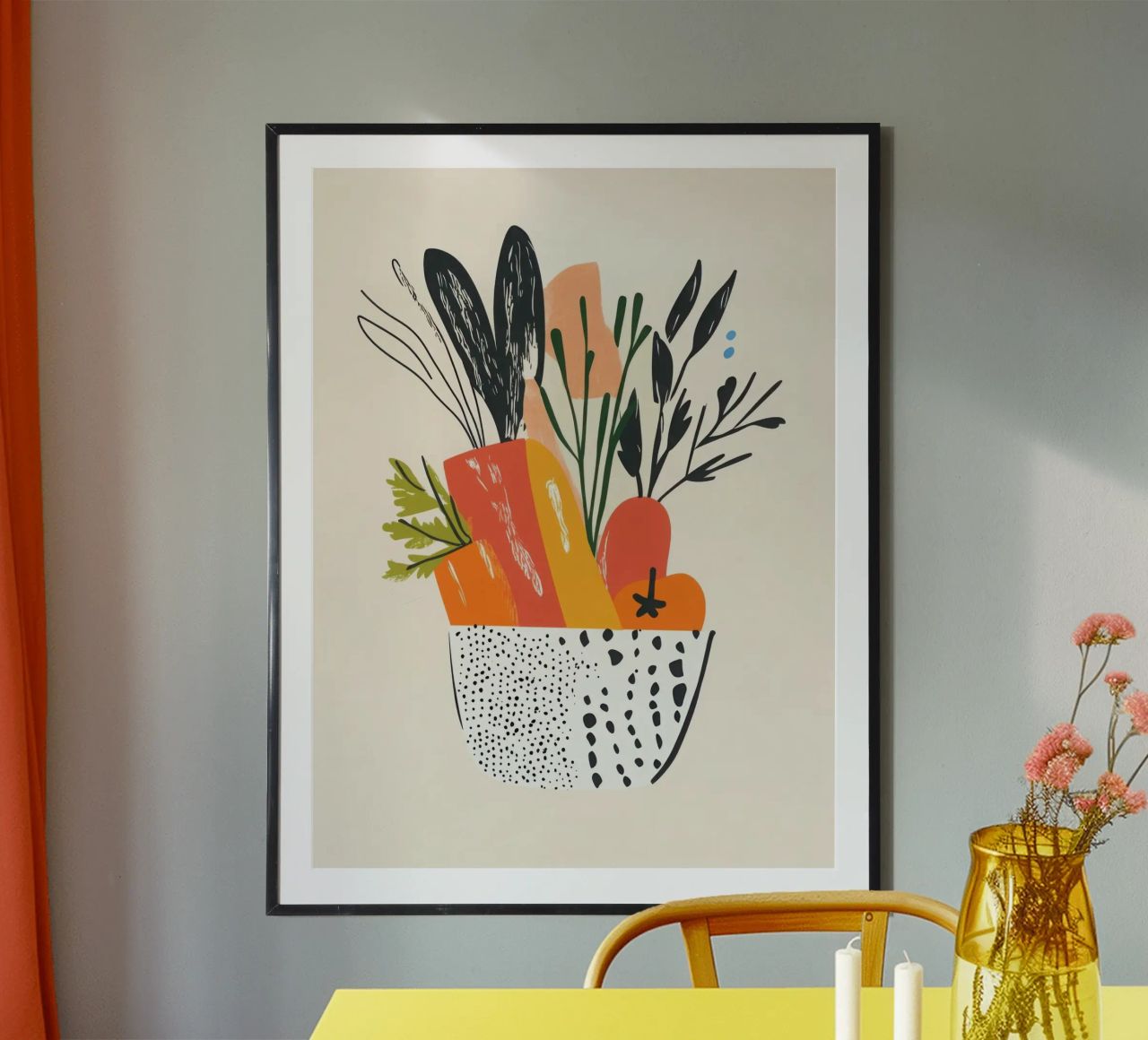 Un'esplosione di colore fresco poster da Pop and Fruits - Affiches & posters