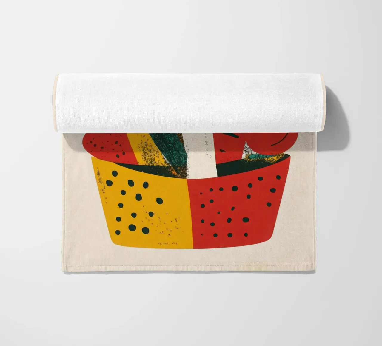 Un cestino colorato e ricco di vitamine telo mare da Pop and Fruits - Affiches & posters