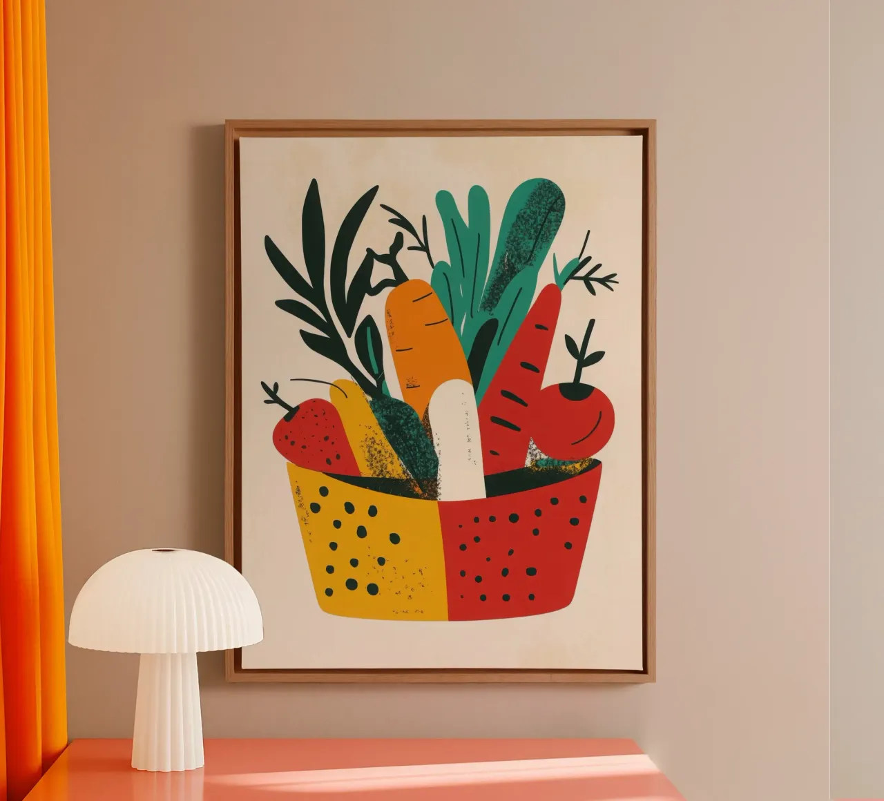 Un cestino colorato e ricco di vitamine tela da Pop and Fruits - Affiches & posters