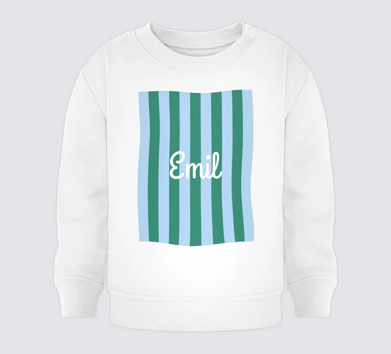 Streifen mit Name sweat pour bébé de Ohkimiko