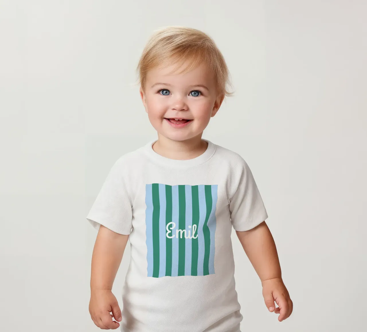 Streifen mit Name maglietta neonato da Ohkimiko