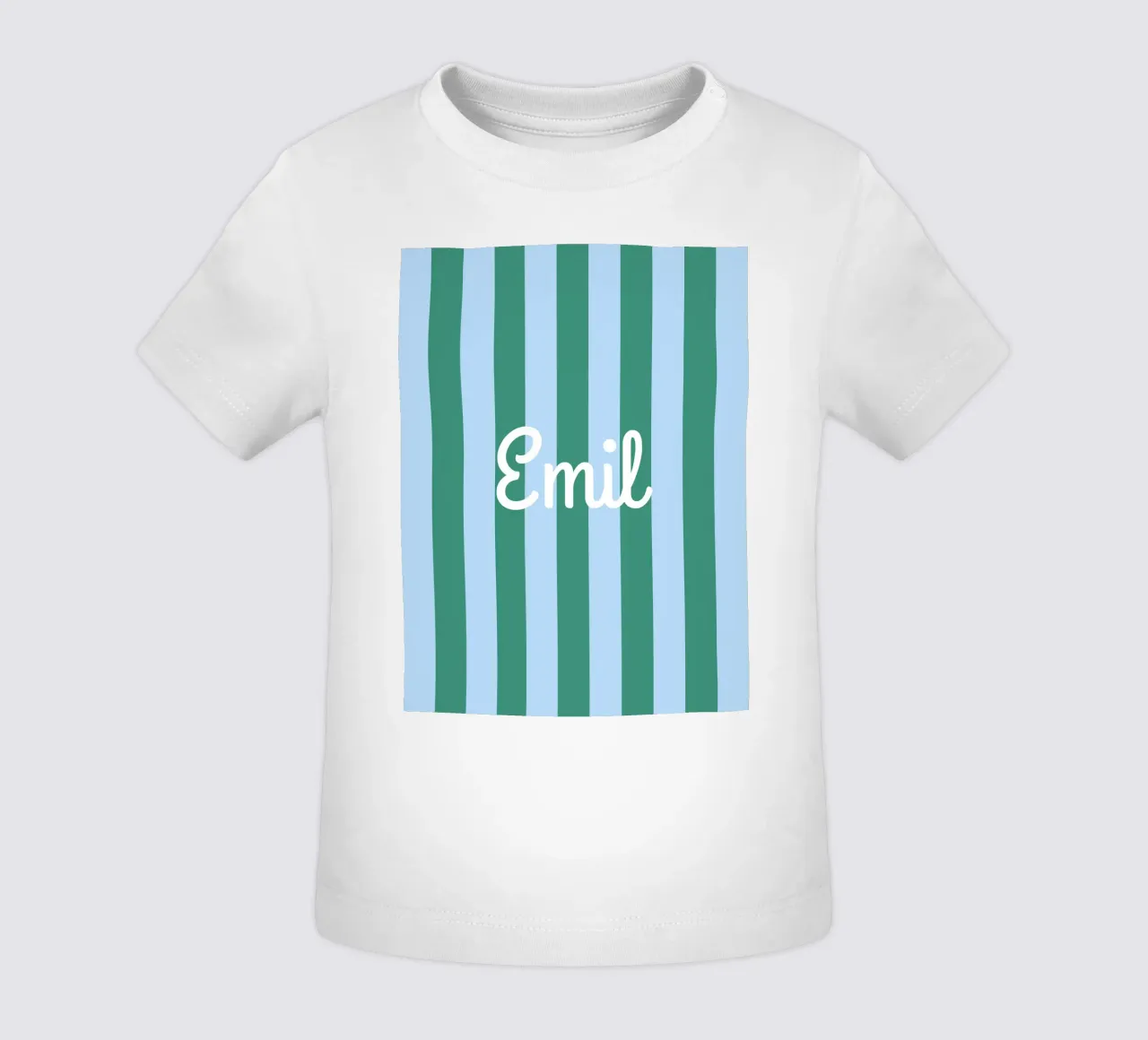 Streifen mit Name maglietta neonato da Ohkimiko
