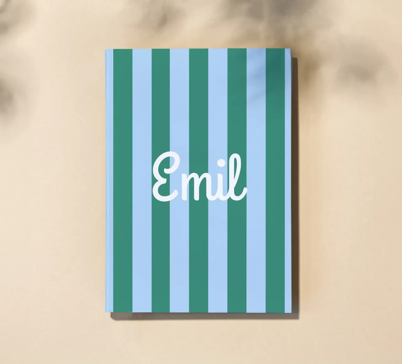 Streifen mit Name notebook by Ohkimiko