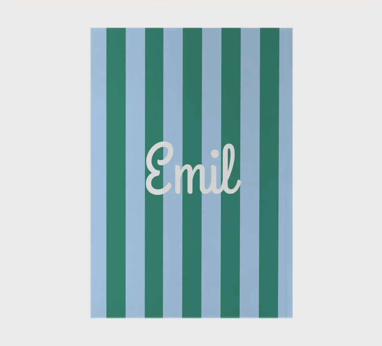 Streifen mit Name notebook by Ohkimiko