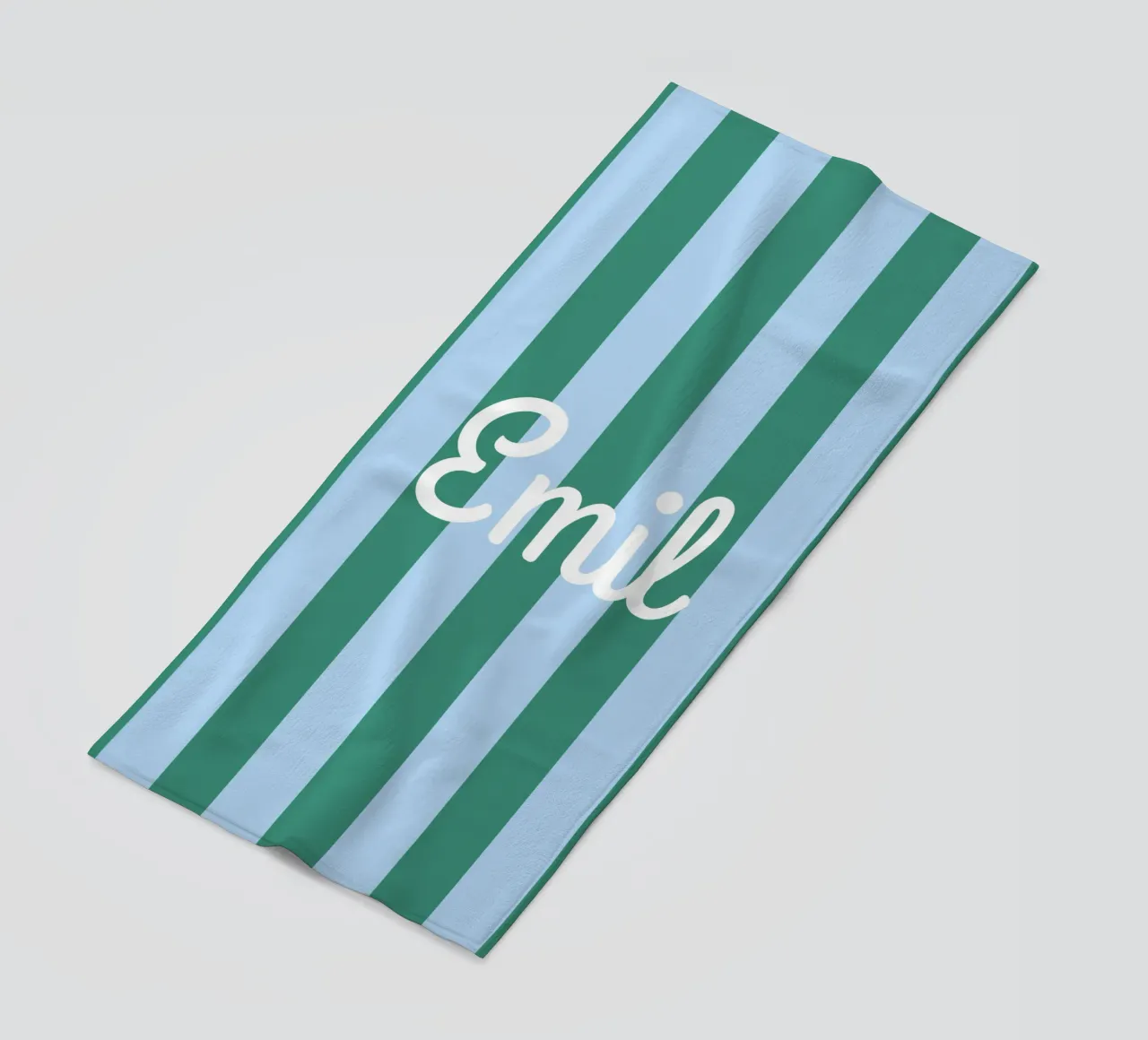 Streifen mit Name strandhanddoek van Ohkimiko