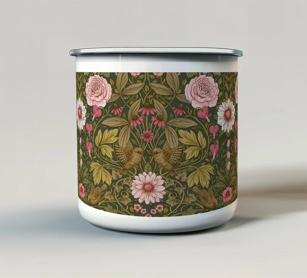 Giardino selvaggio tazza in smalto da Painted Nature