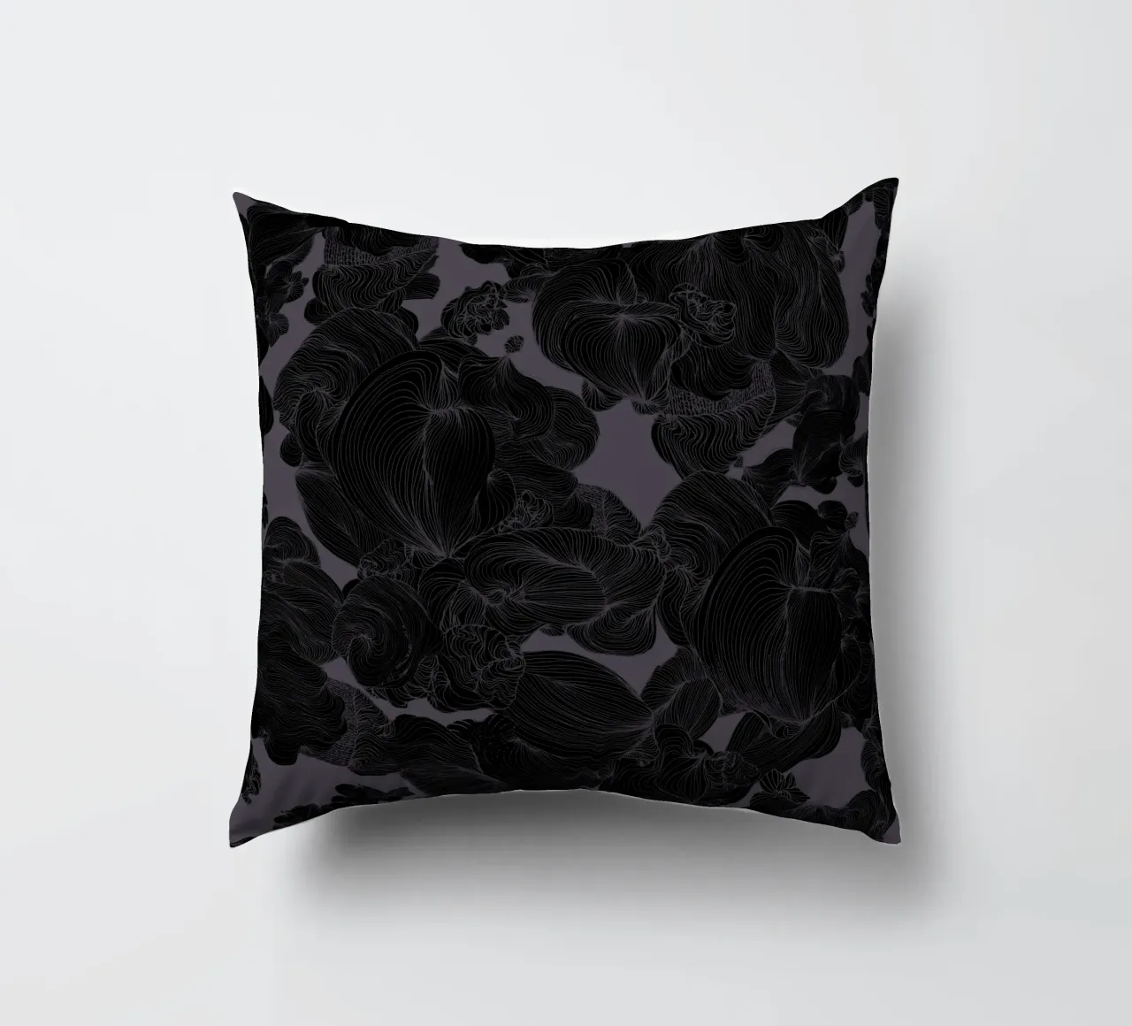 orchidea nera cuscino da Giulio Iurissevich