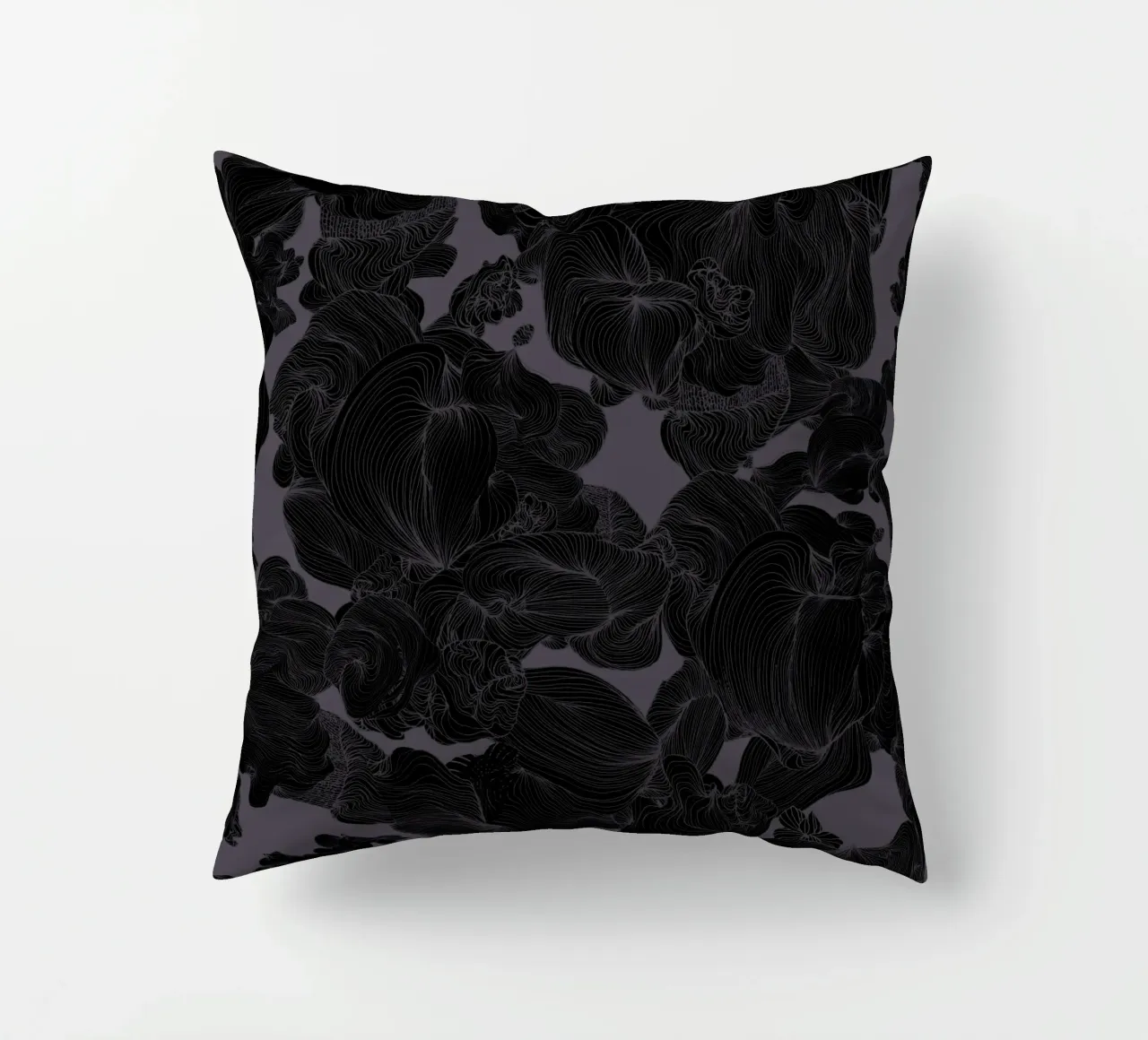 orchidea nera cuscino da Giulio Iurissevich