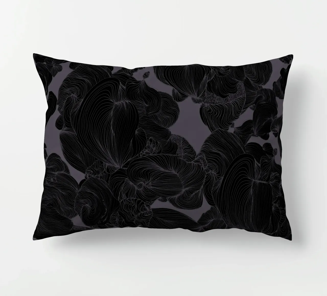 orchidea nera cuscino da Giulio Iurissevich