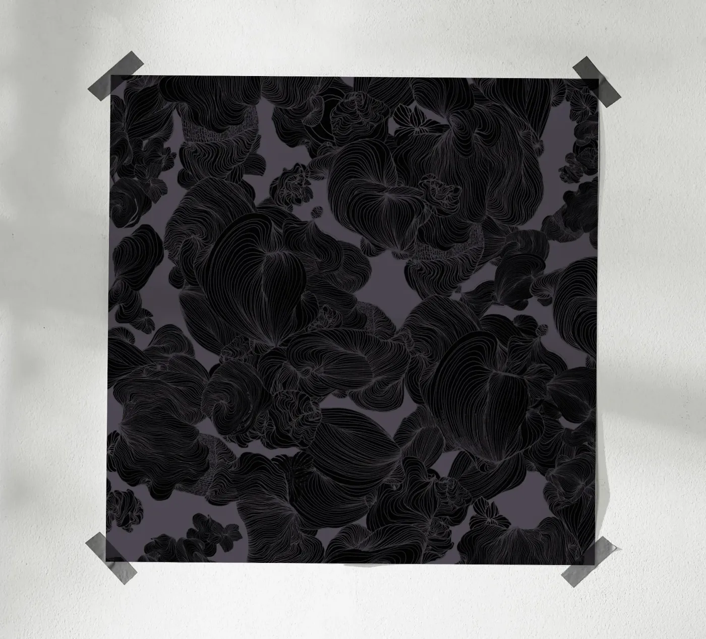 black orchid poster da Giulio Iurissevich