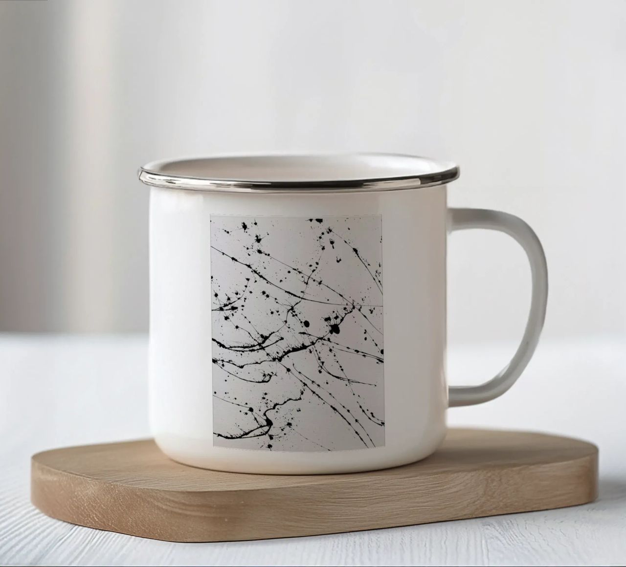 EXPRESSION 2 tazza in smalto da FRITSCH&FRITSCH