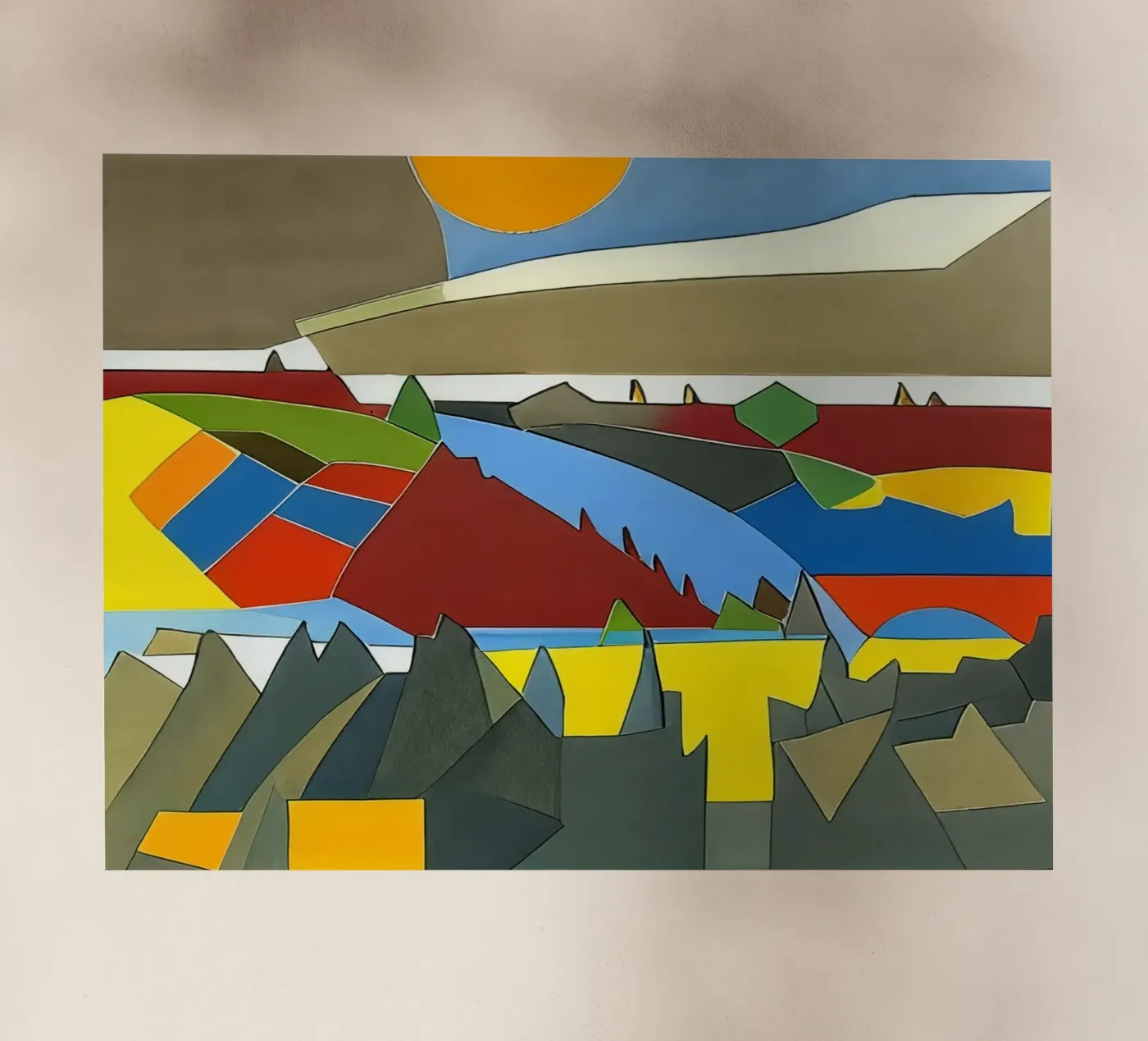 Escursione_paesaggio_2 pellicola backlit da Abstract Art by LK