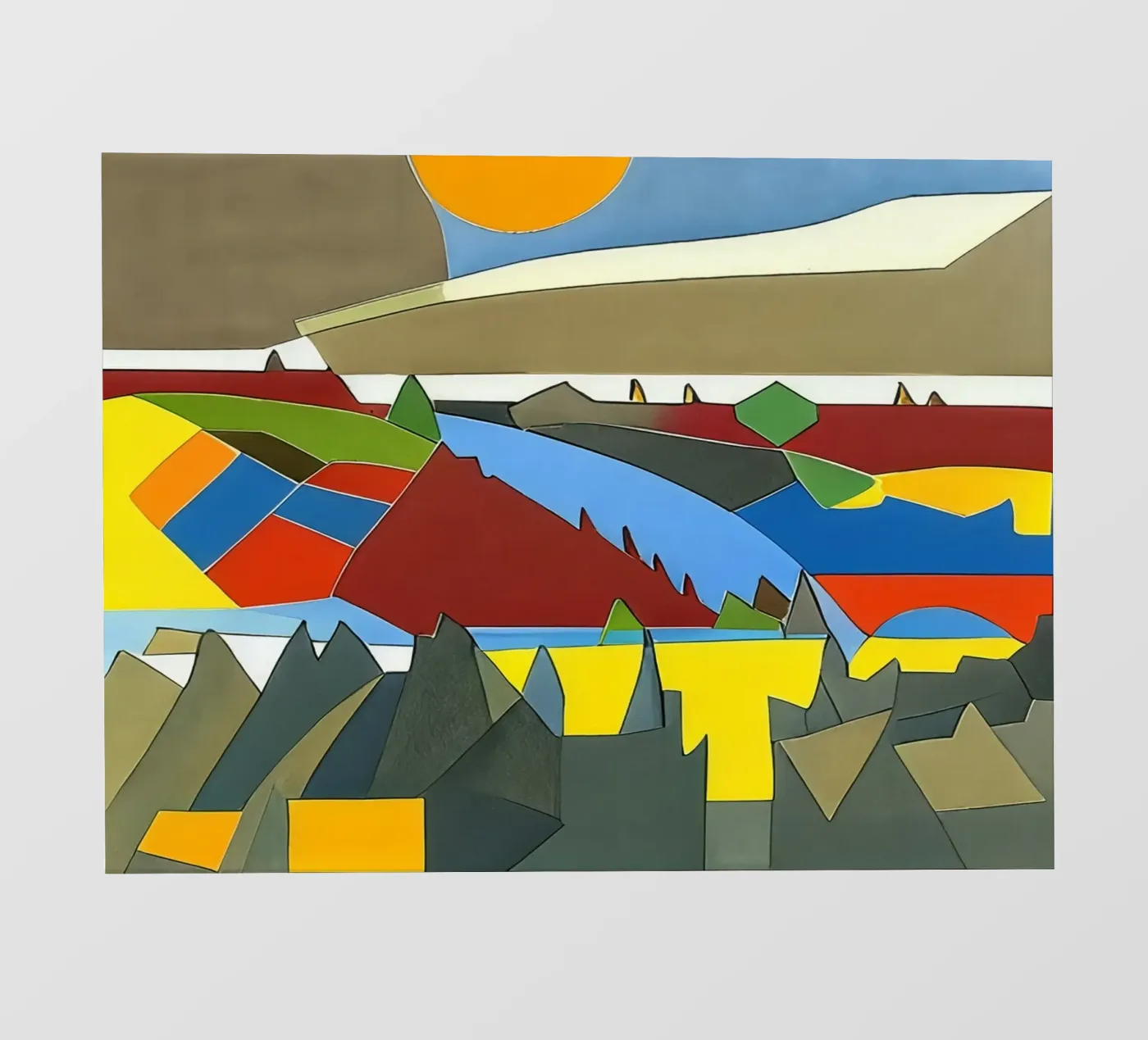 Escursione_paesaggio_2 pellicola backlit da Abstract Art by LK