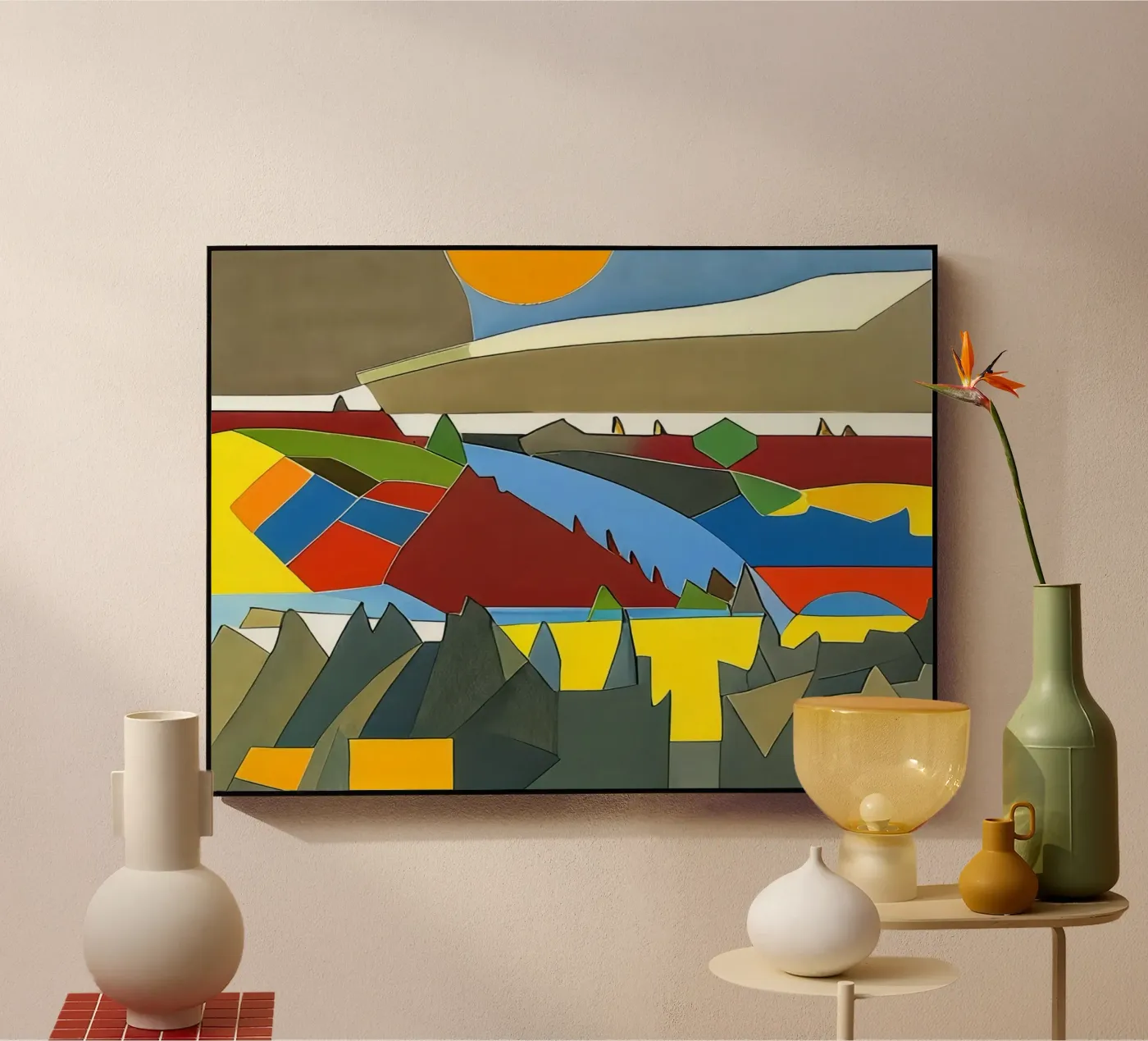 Escursione_paesaggio_2 plexiglass da Abstract Art by LK