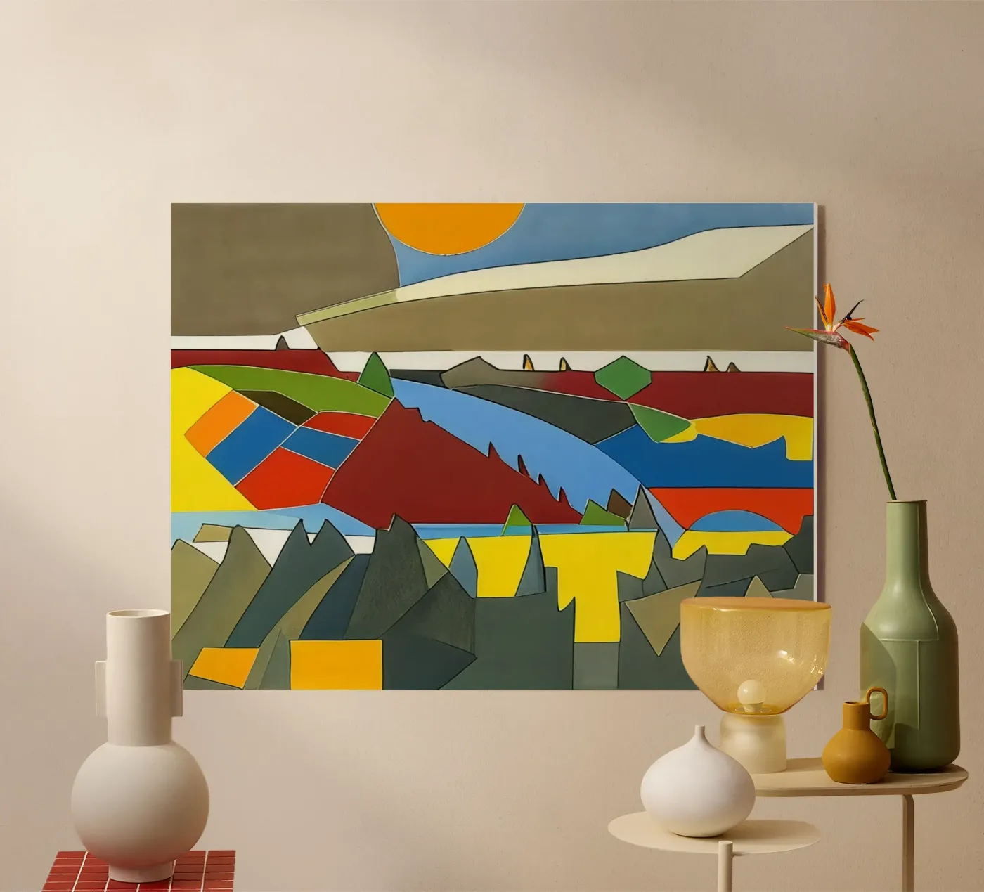 Escursione_paesaggio_2 plexiglass da Abstract Art by LK