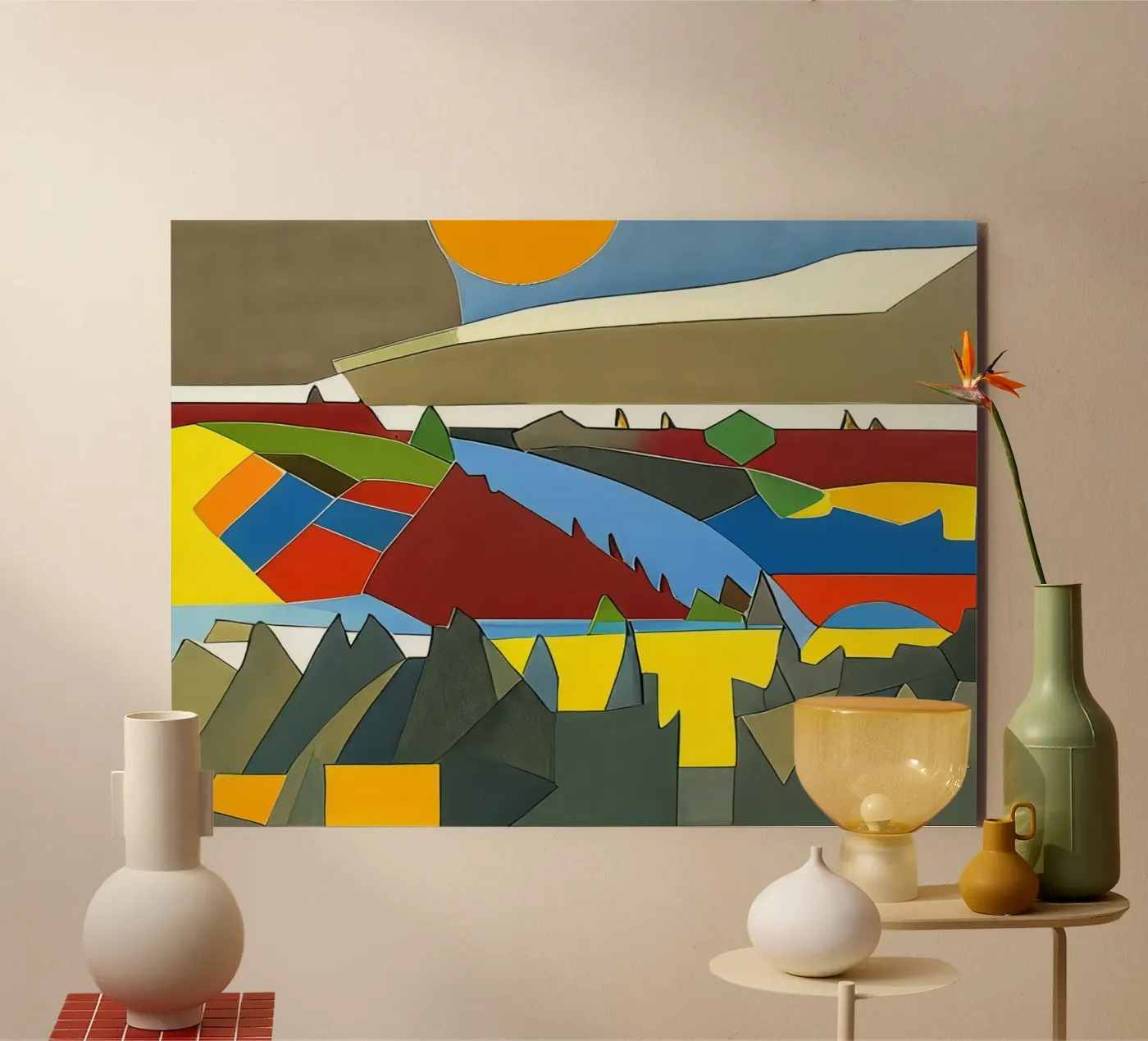 Escursione_paesaggio_2 alluminio dibond da Abstract Art by LK