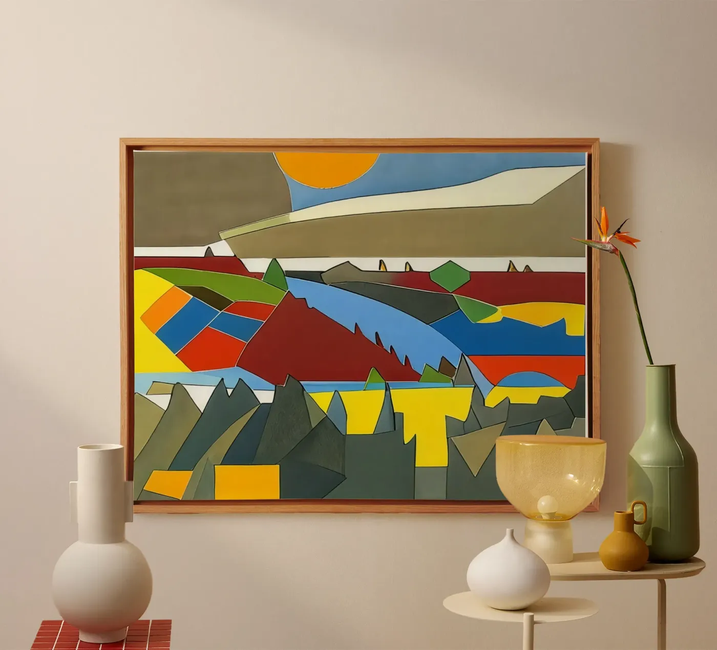 Escursione_paesaggio_2 tela da Abstract Art by LK