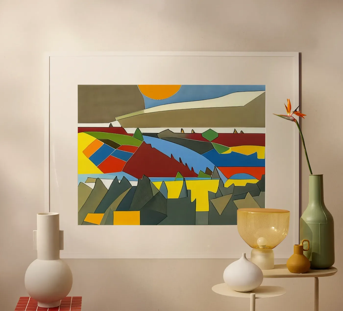 Excursion_landscape_2 poster by Abstract Art by LK