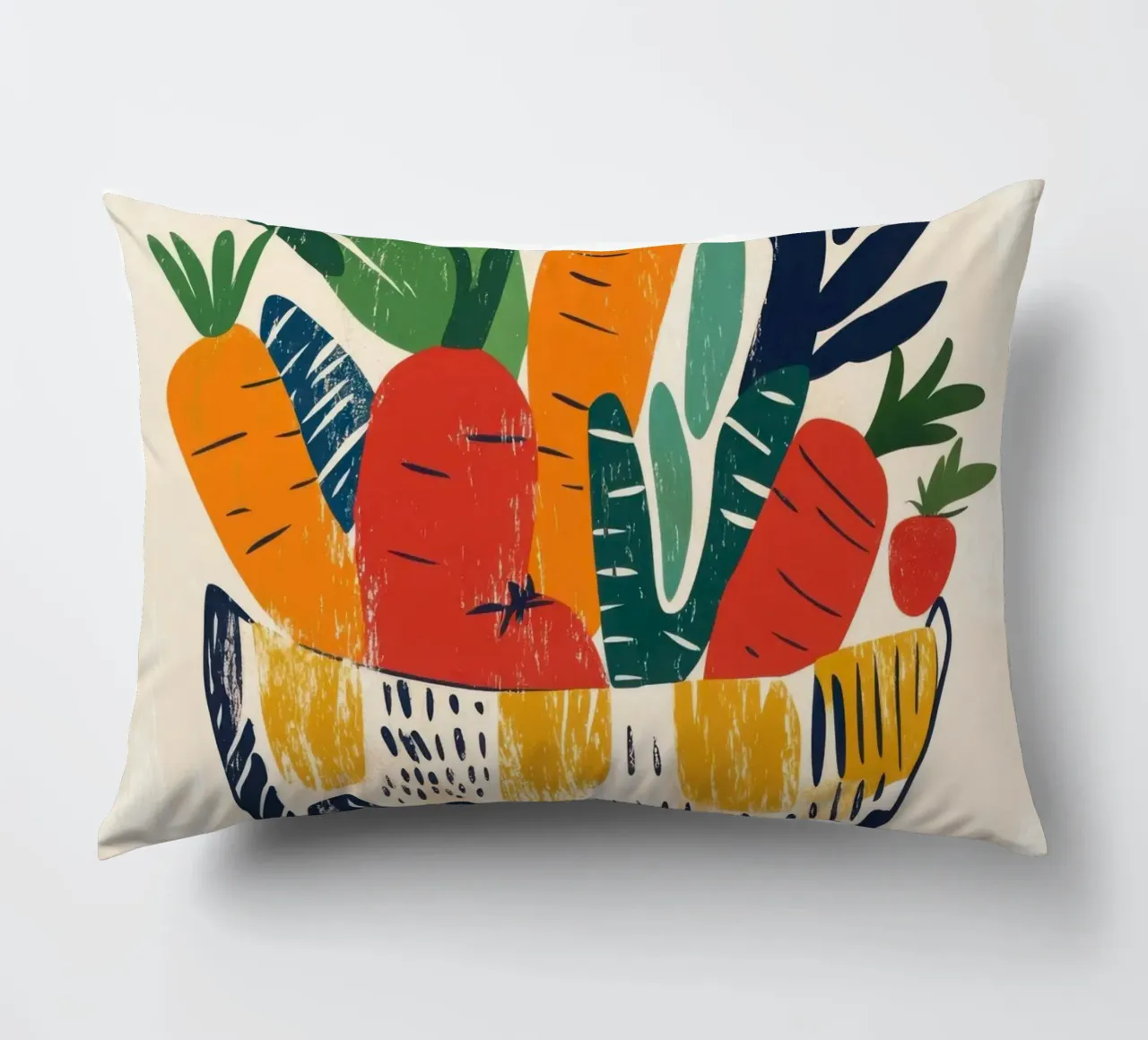 Een explosie van smaken en kleuren kussen van Pop and Fruits - Affiches & posters