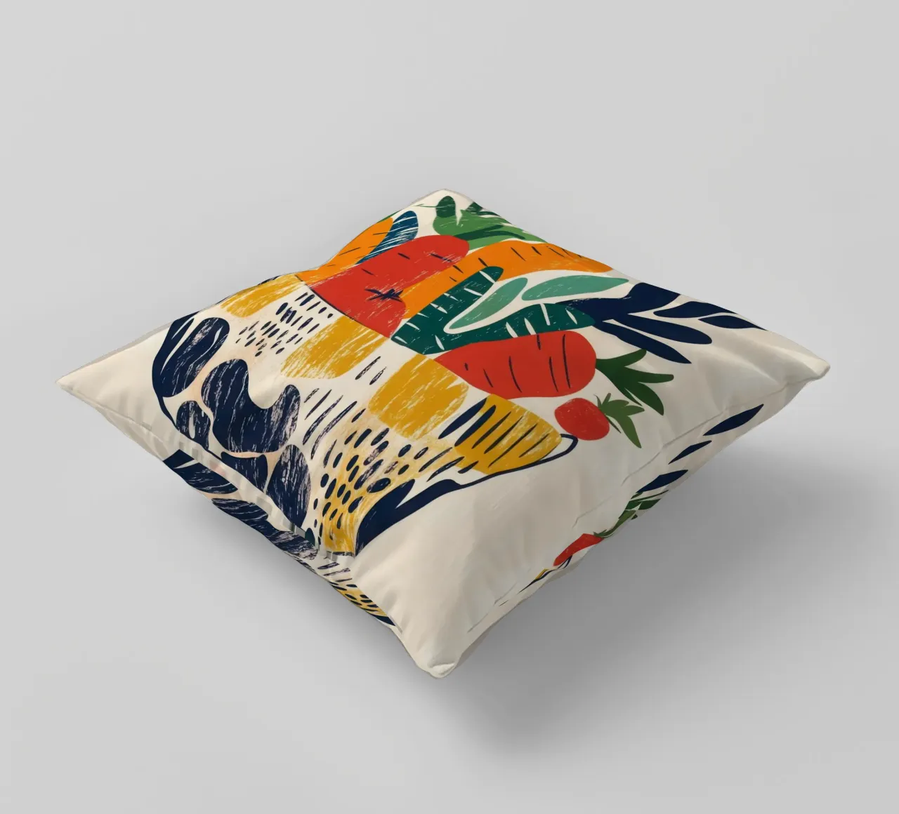An explosion of flavours and colours decorative cushion by Pop and Fruits - Affiches & posters