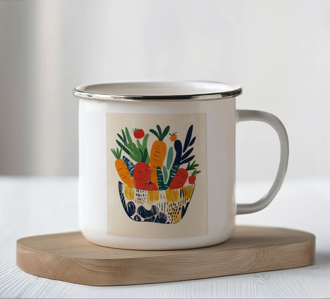 Un'esplosione di sapori e colori tazza in smalto da Pop and Fruits - Affiches & posters